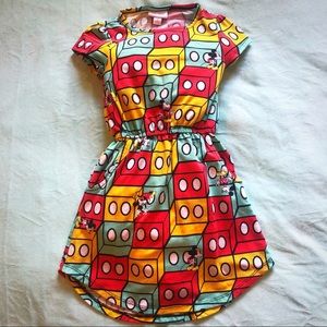 Lularoe Mae Mickey Mouse Disney dress girls 4